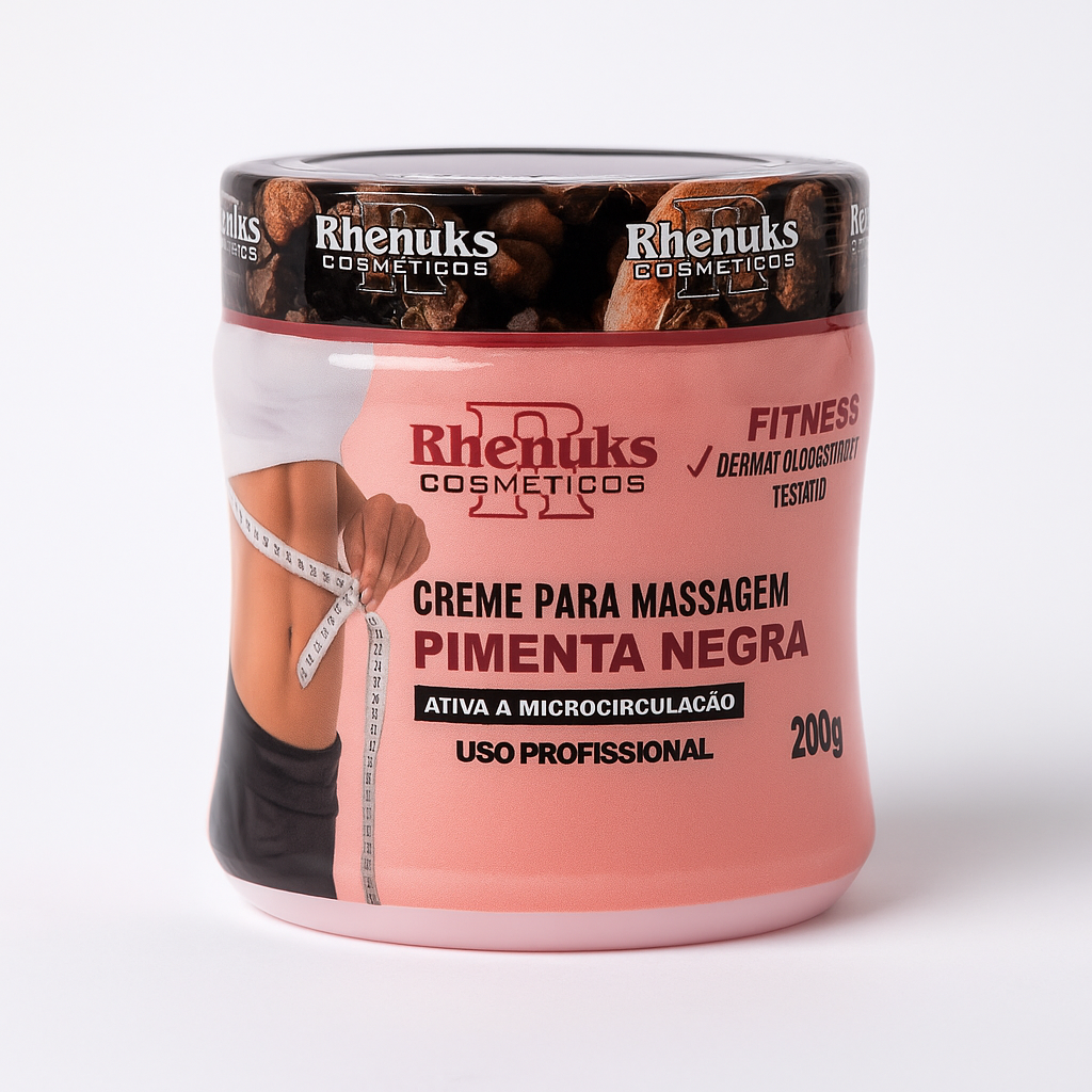 Kit 4 Cremes massageador | Gel Pimenta Negra